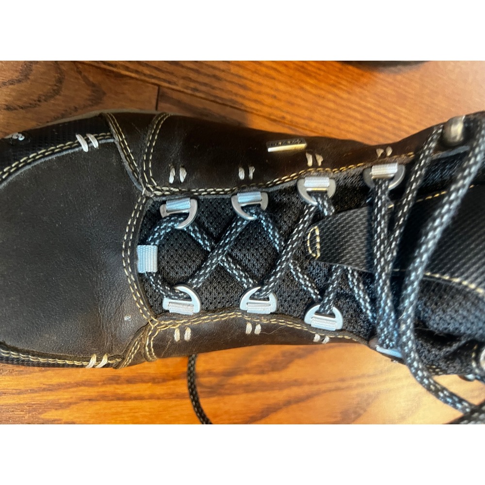 Ahnu Sugarpine Waterproof Hiking Boots Brown Suede Vibram Womens 8 AF2139BMKB - Picture 10 of 10